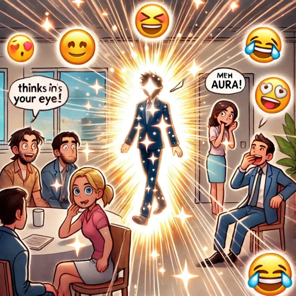 Visual representation of aura and energy