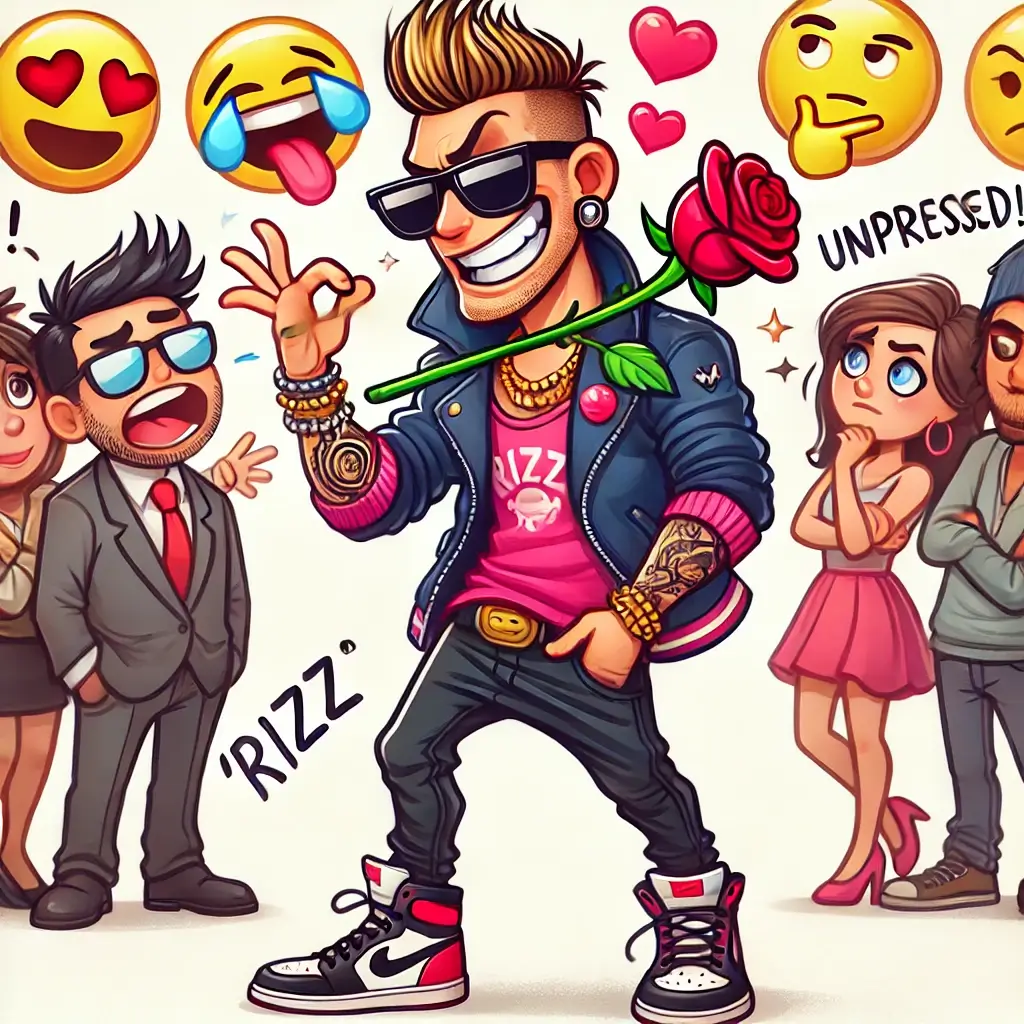 Visual representation of rizz
